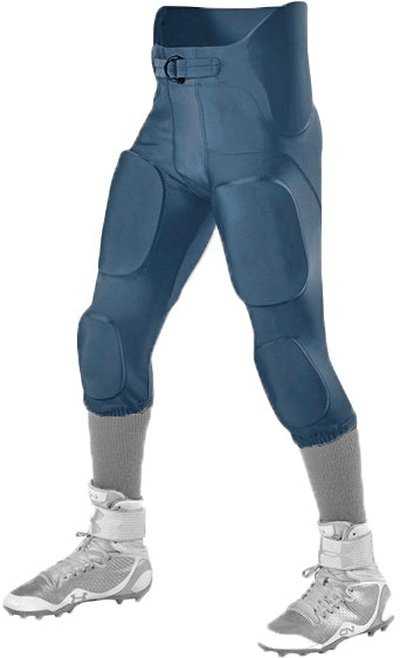 Alleson Athletic 689SY Youth Intergrated Football Pant Pads Not Included - Navy - HIT a Double - 1