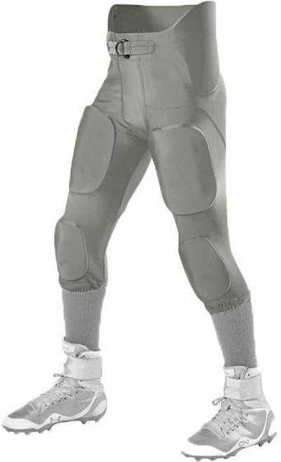 Alleson Athletic 689S Adult Intergrated Football Pant Pads Not Included - Charcoal - HIT a Double - 1