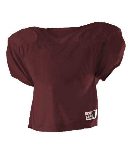 Alleson Athletic 705Y Youth Practice Football Jersey - Maroon - HIT a Double - 1