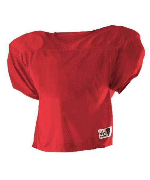 Alleson Athletic 705Y Youth Practice Football Jersey - Scarlet - HIT a Double - 1
