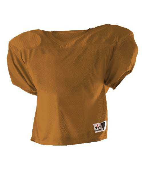 Alleson Athletic 705Y Youth Practice Football Jersey - Texas Orange - HIT a Double - 1