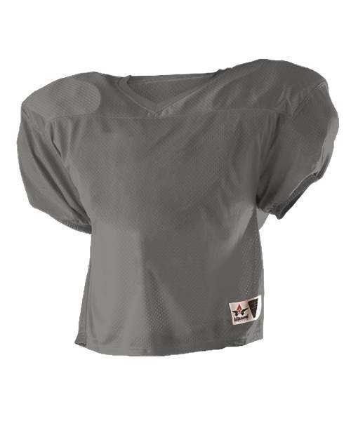 Alleson Athletic 705 Adult Practice Football Jersey - Silver - HIT a Double - 1