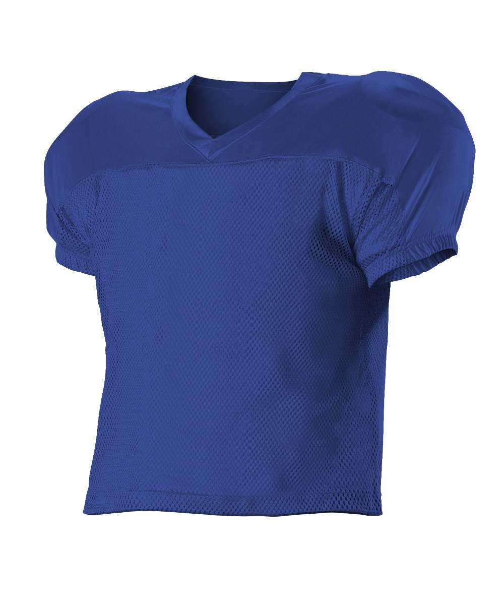 Alleson Athletic 712Y Youth Practice Football Jersey - Royal - HIT a Double - 1
