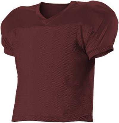 Alleson Athletic 712 Adult Practice Football Jersey - Maroon - HIT a Double - 1