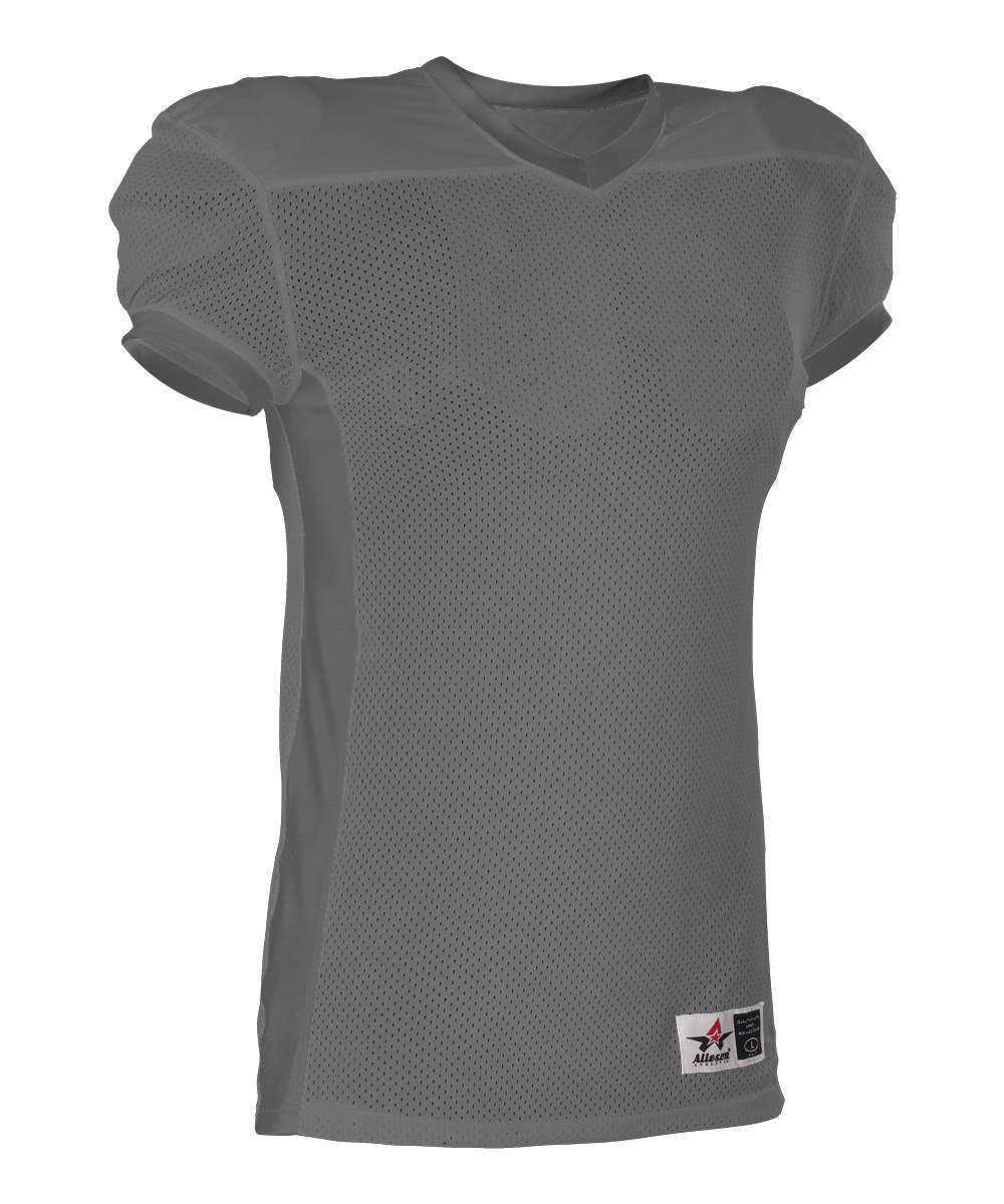 Alleson Athletic 750EY Youth Football Jersey - Charcoal - HIT a Double - 1
