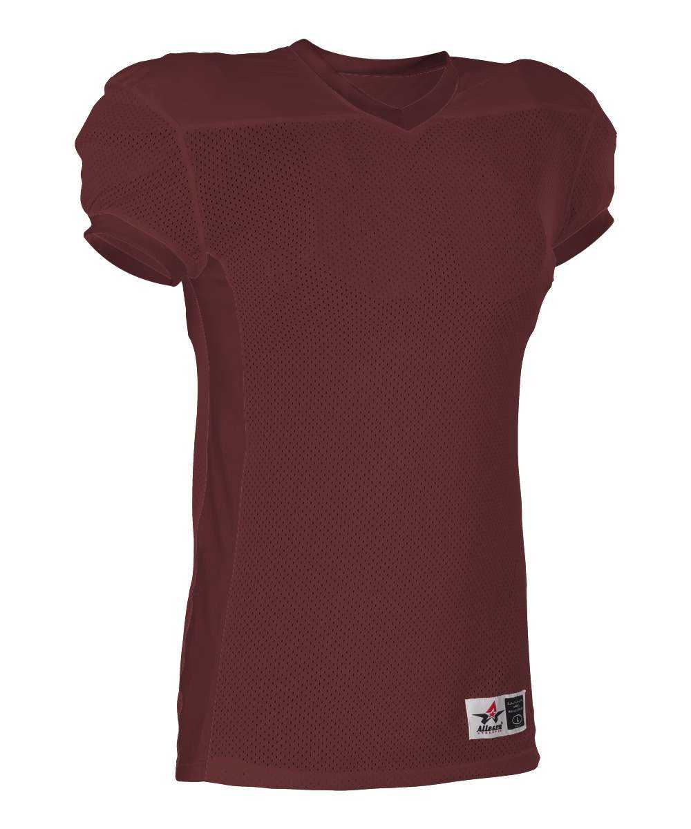 Alleson Athletic 750EY Youth Football Jersey - Maroon - HIT a Double - 1