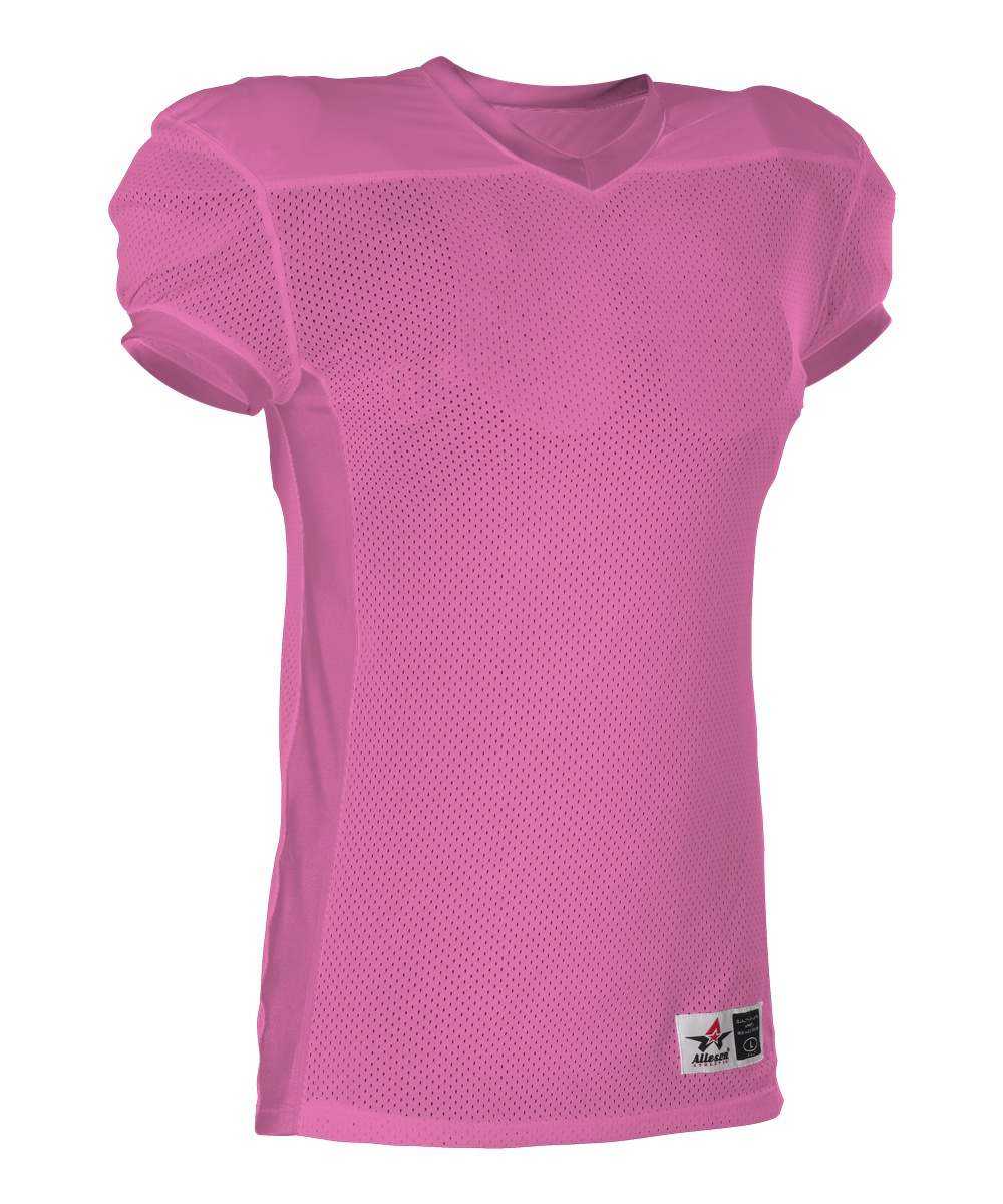 Alleson Athletic 750EY Youth Football Jersey - Pink - HIT a Double - 1