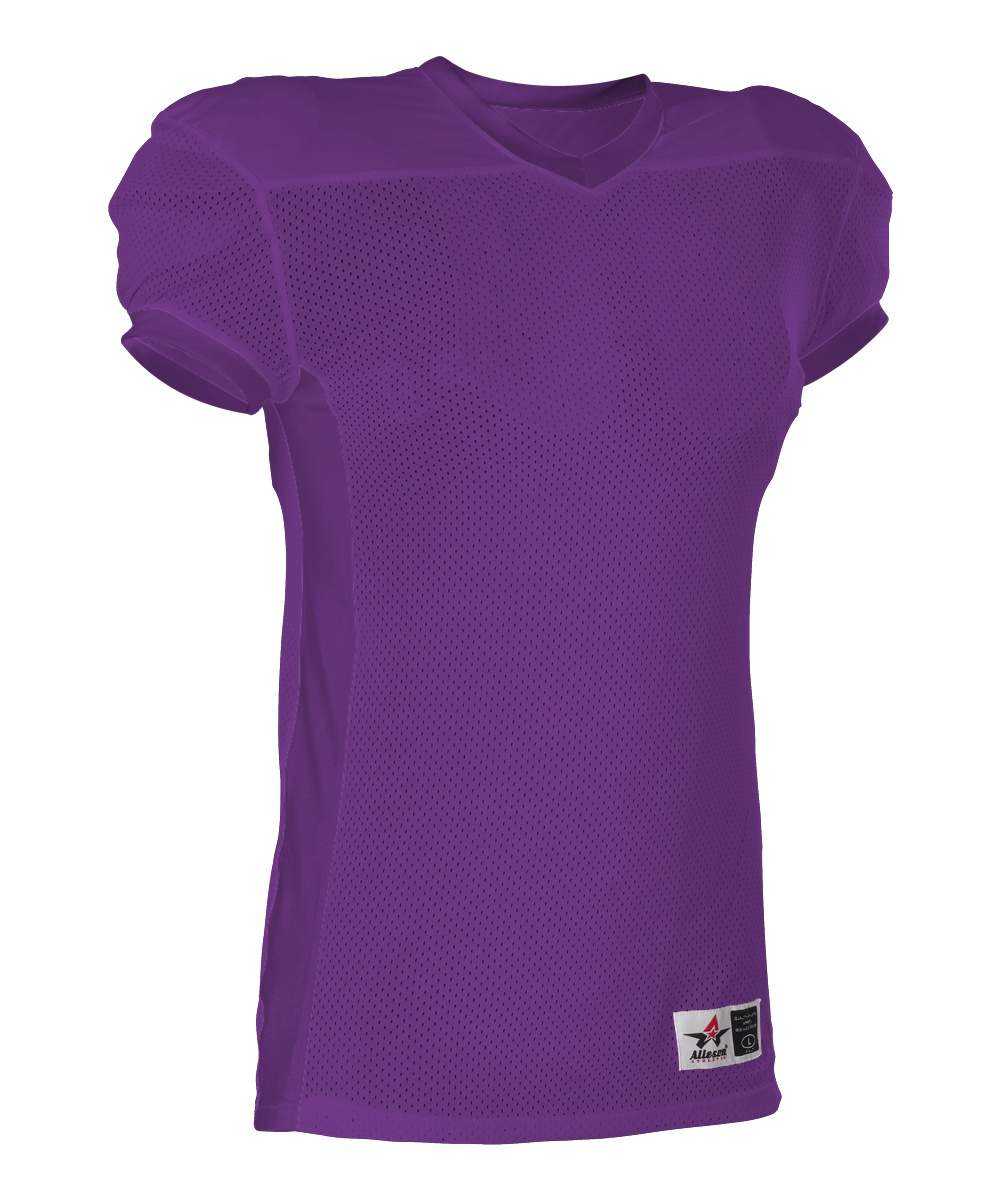 Alleson Athletic 750EY Youth Football Jersey - Purple - HIT a Double - 1