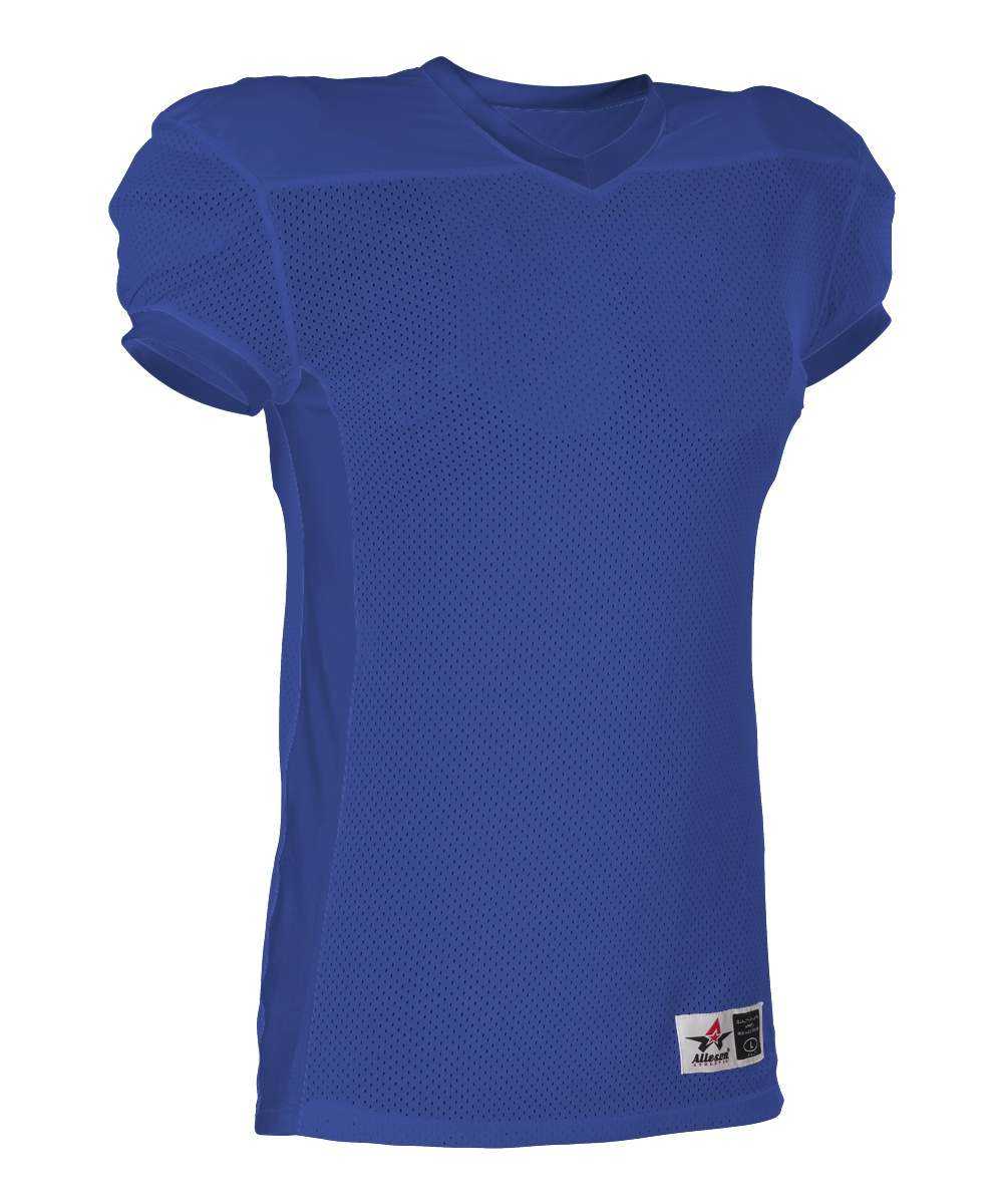 Alleson Athletic 750EY Youth Football Jersey - Royal - HIT a Double - 1