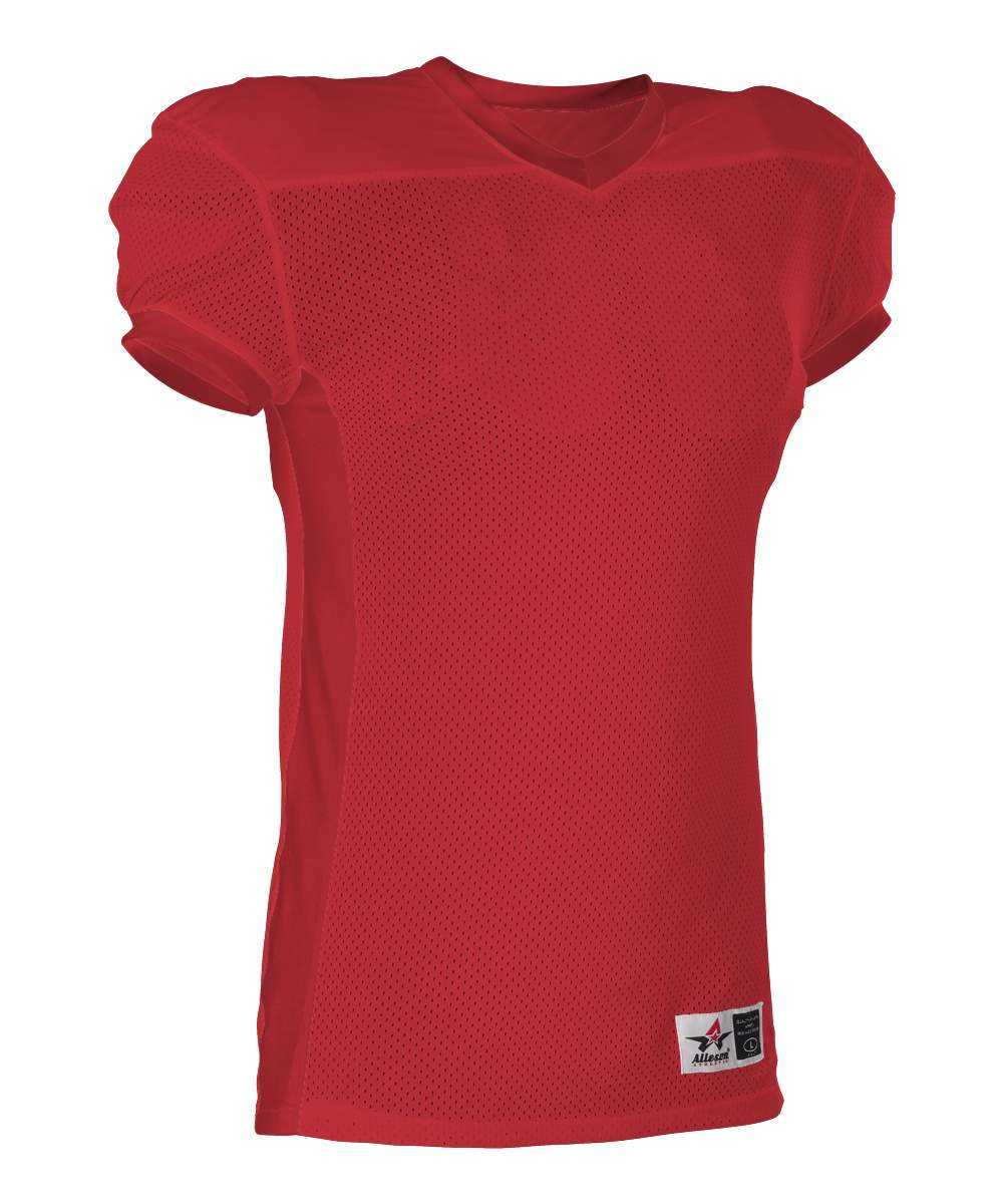Alleson Athletic 750EY Youth Football Jersey - Scarlet - HIT a Double - 1