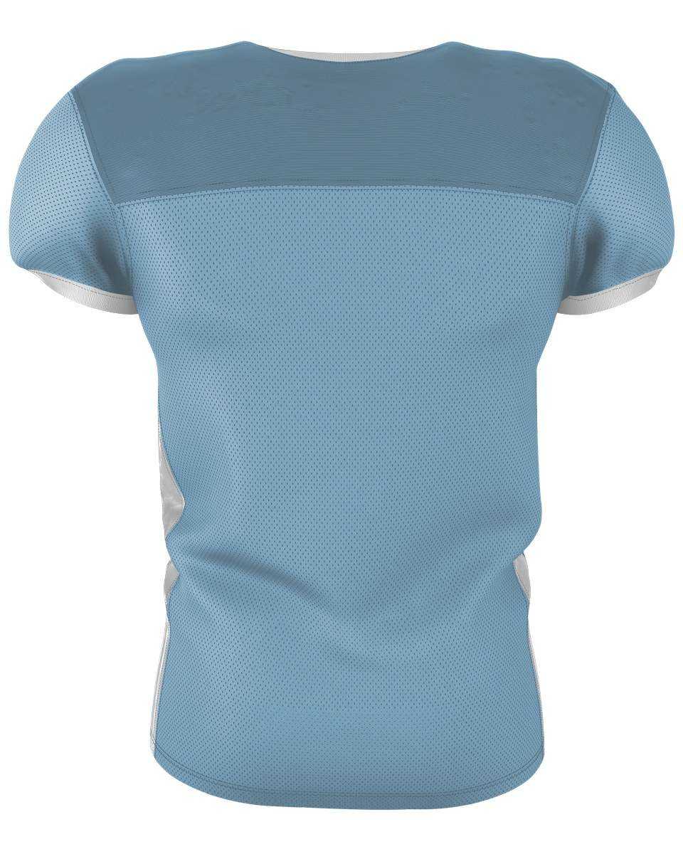 Alleson Athletic 750EY Youth Football Jersey - Sky Blue White - HIT a Double - 3