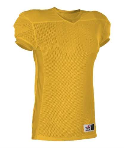 Alleson Athletic 750E Adult Football Jersey - Gold - HIT a Double - 1