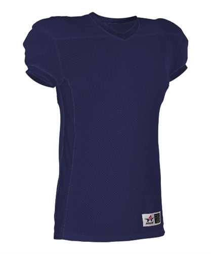 Alleson Athletic 750E Adult Football Jersey - Navy - HIT a Double - 1
