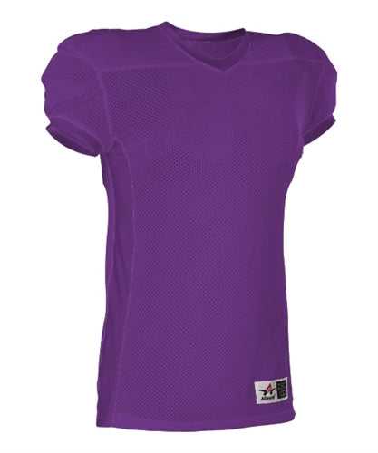 Alleson Athletic 750E Adult Football Jersey - Purple - HIT a Double - 1