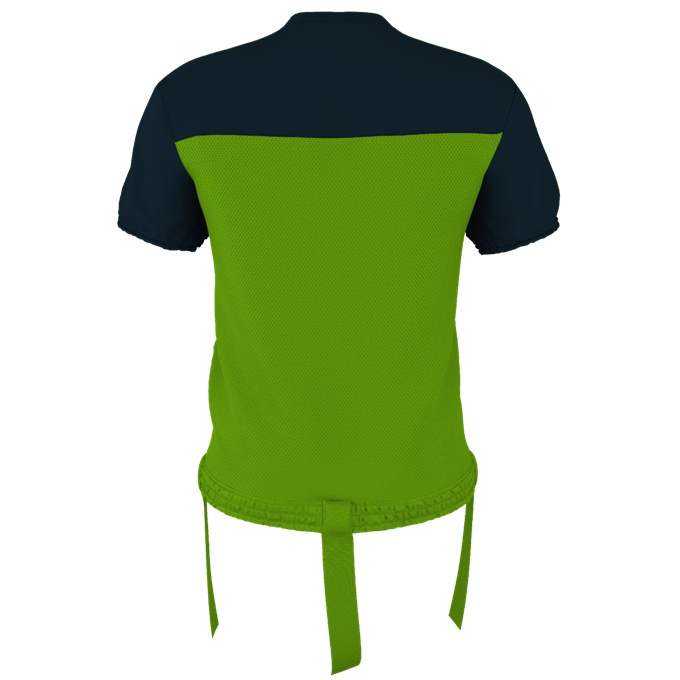 Alleson Athletic 762FFJ Adult Hero Flag Football Jersey - Lime Navy - HIT a Double - 3