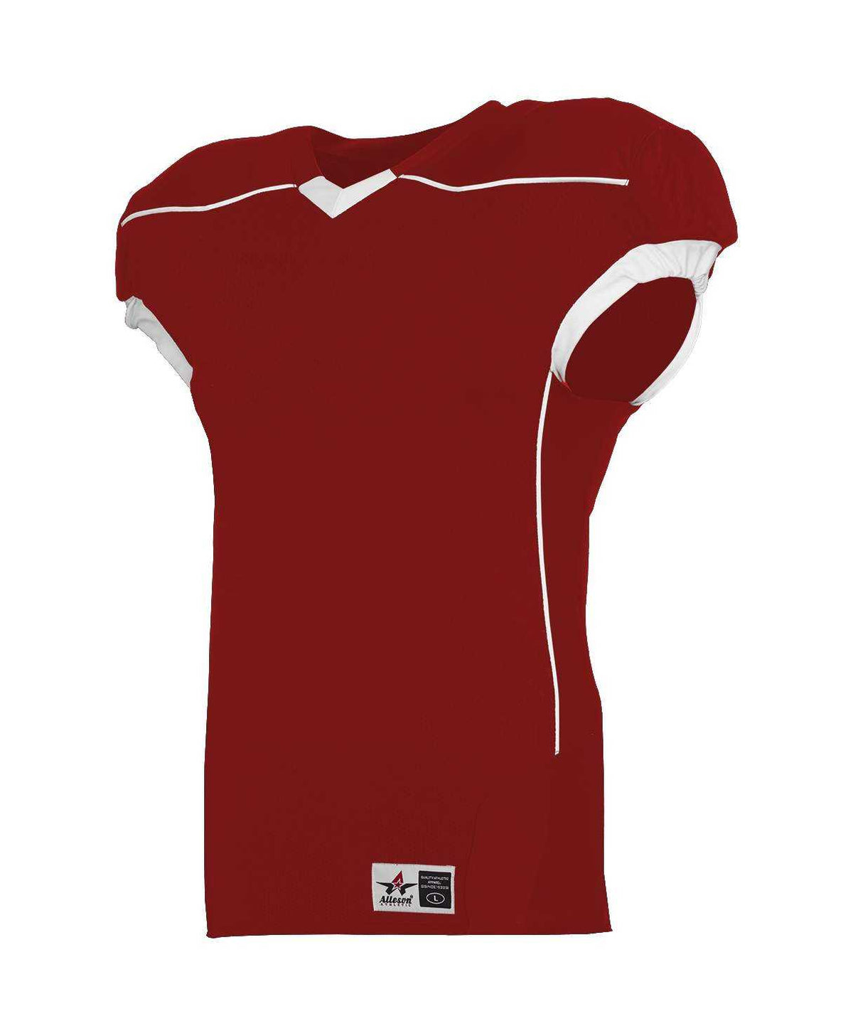 Alleson Athletic 776EY Youth Speed Game Jersey - Red White - HIT a Double - 1