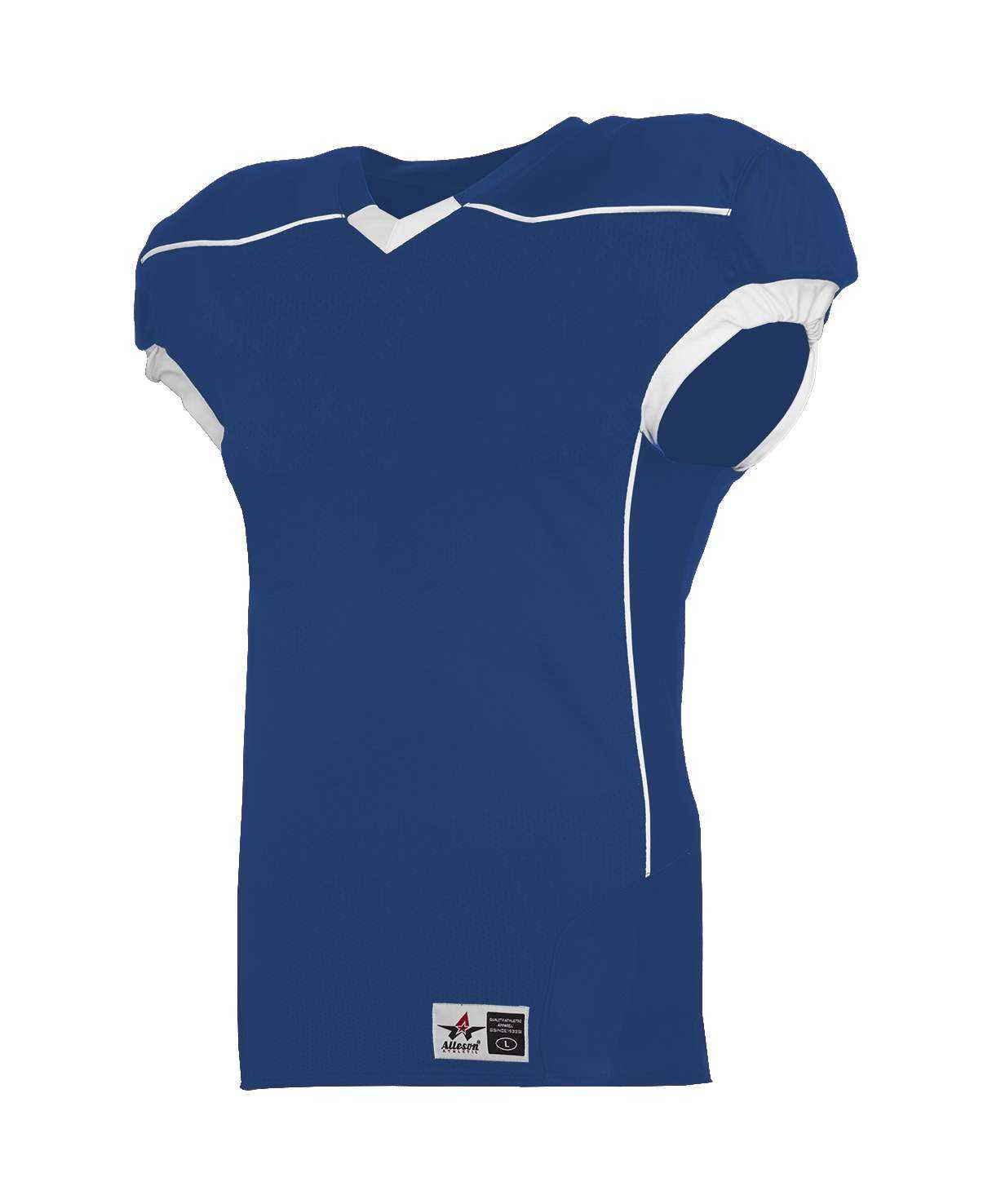 Alleson Athletic 776EY Youth Speed Game Jersey - Royal White - HIT a Double - 1