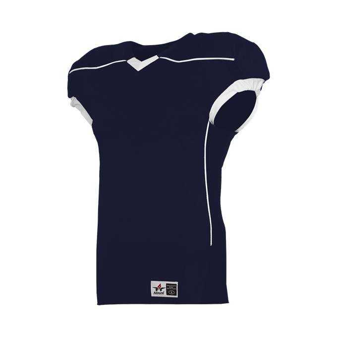 Alleson Athletic 776E Adult Speed Game Jersey - Navy White - HIT a Double - 1