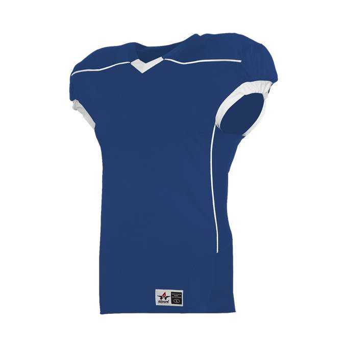 Alleson Athletic 776E Adult Speed Game Jersey - Royal White - HIT a Double - 1