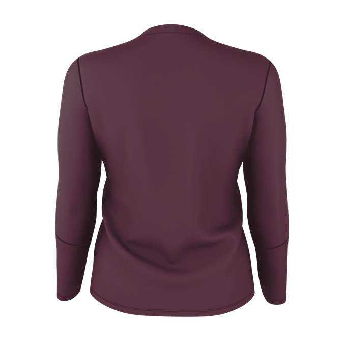 Alleson Athletic 831VLJG Girls Dig Long Sleeve Volleyball Jersey - Light Maroon Light Maroon Heather - HIT a Double - 3