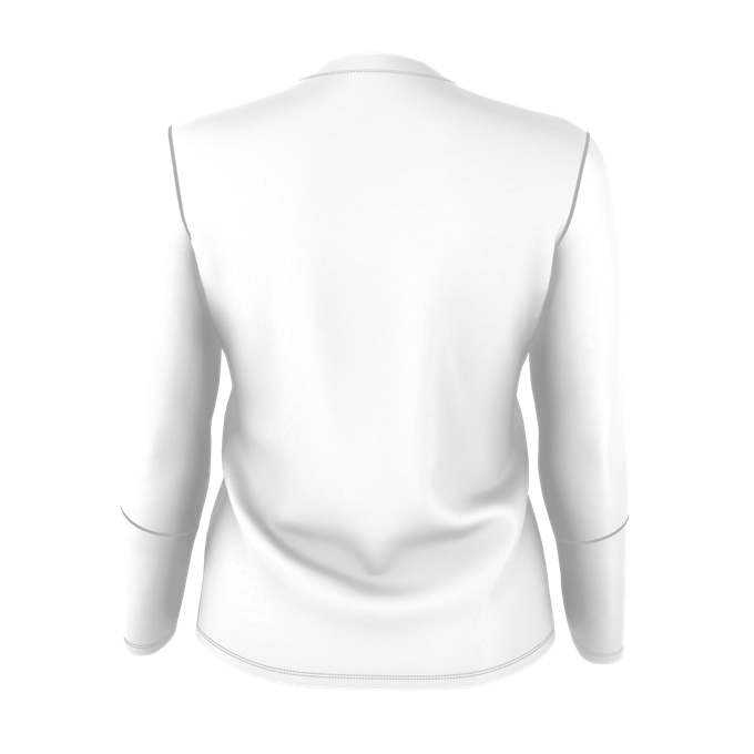 Alleson Athletic 831VLJG Girls Dig Long Sleeve Volleyball Jersey - White White Heather - HIT a Double - 3