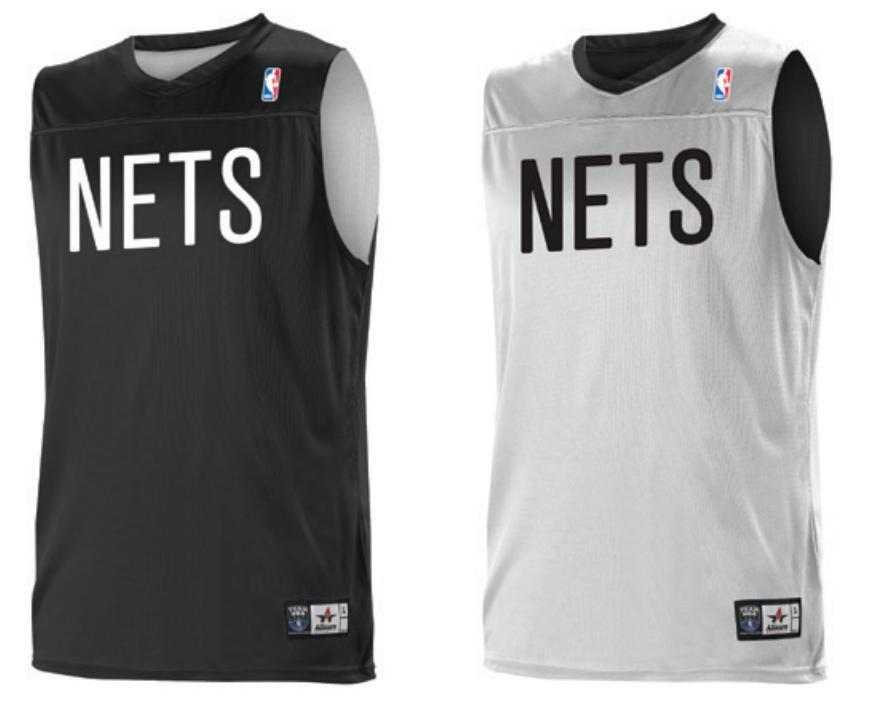 Alleson Athletic A105LA Adult NBA Logo Reversible Game Jersey - Brooklyn Nets - HIT a Double - 1