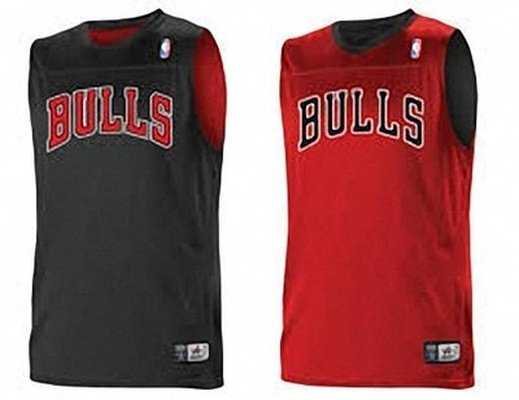 Alleson Athletic A105LA Adult NBA Logo Reversible Game Jersey - Chicago Bulls - HIT a Double - 1