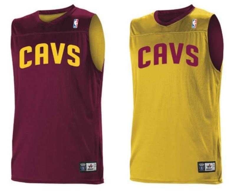 Alleson Athletic A105LA Adult NBA Logo Reversible Game Jersey - Cleveland Cavaliers - HIT a Double - 1
