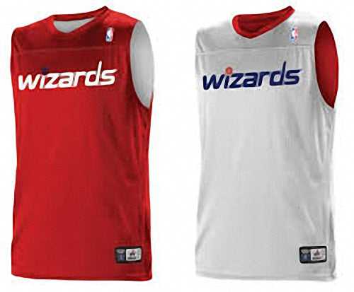 Alleson Athletic A105LA Adult NBA Logo Reversible Game Jersey - Washington Wizards - HIT a Double - 1