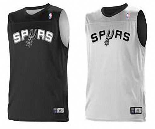 Alleson Athletic A105LY Youth NBA Logo Reversible Jersey - San Antonio Spurs - HIT a Double - 1