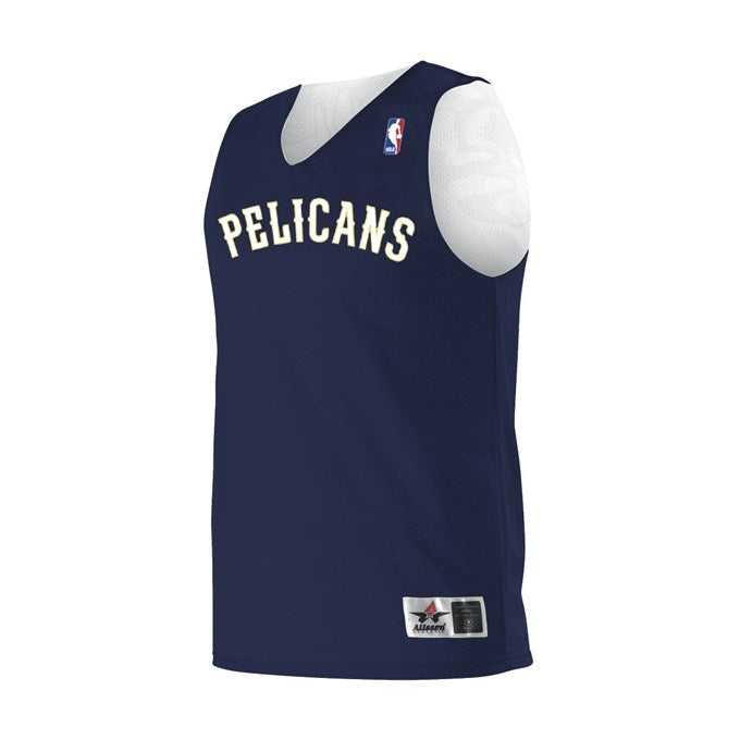 Alleson Athletic A115LA Adult NBA Logo'd Reversible Jersey - New Orleans Pelicans - HIT a Double - 1