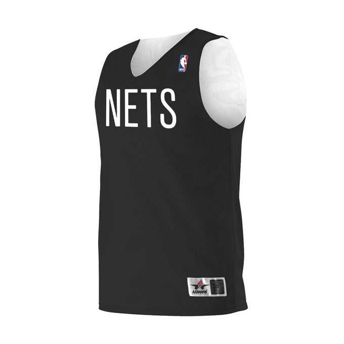 Alleson Athletic A115LY Youth NBA Logo&#39;d Reversible Jersey - Brooklyn Nets - HIT a Double - 1