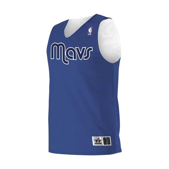 Alleson Athletic A115LY Youth NBA Logo&#39;d Reversible Jersey - Dallas Mavericks - HIT a Double - 1