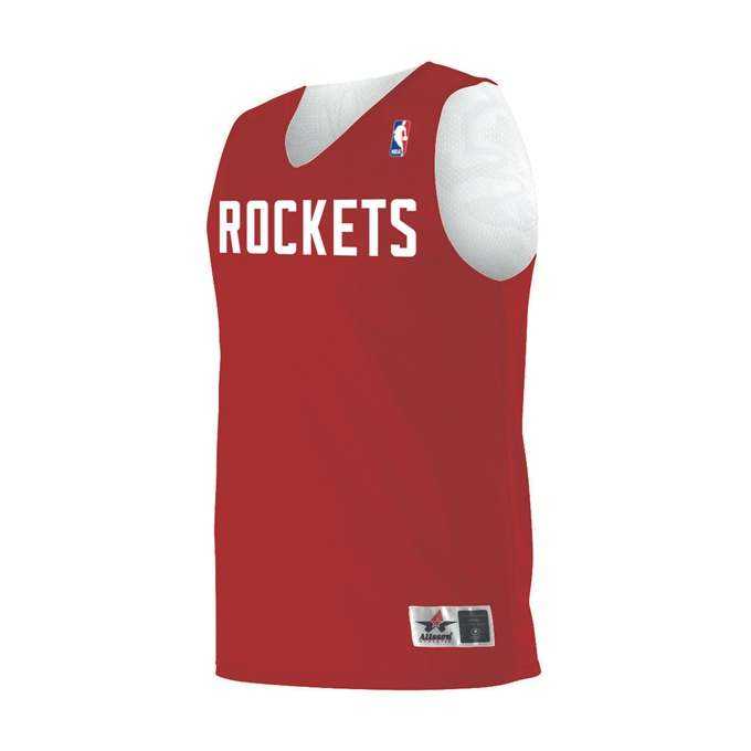 Alleson Athletic A115LY Youth NBA Logo&#39;d Reversible Jersey - Houston Rockets - HIT a Double - 1