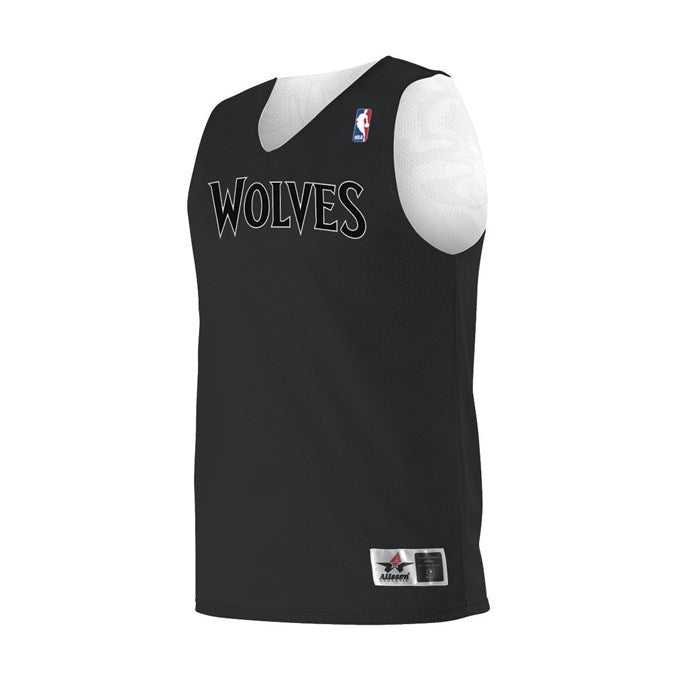 Alleson Athletic A115LY Youth NBA Logo&#39;d Reversible Jersey - Minnesota Timberwolves - HIT a Double - 1