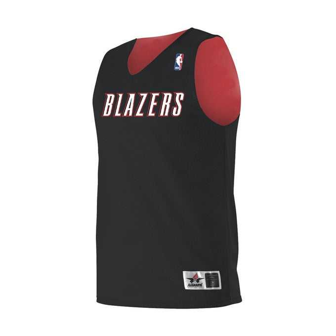 Alleson Athletic A115LY Youth NBA Logo&#39;d Reversible Jersey - Portland Trailblazers - HIT a Double - 1