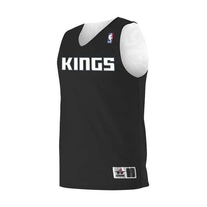Alleson Athletic A115LY Youth NBA Logo&#39;d Reversible Jersey - Sacramento Kings - HIT a Double - 1