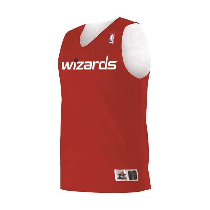 Alleson Athletic A115LY Youth NBA Logo&#39;d Reversible Jersey - Washington Wizards - HIT a Double - 1