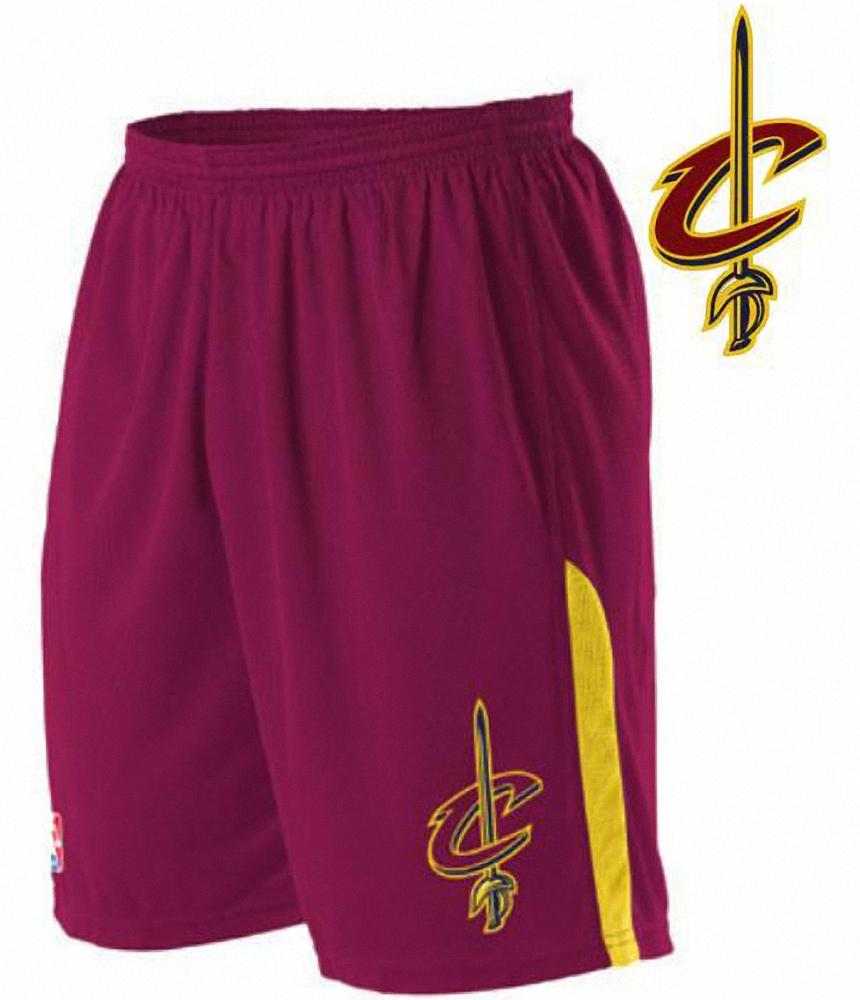 Alleson Athletic A205LA Adult NBA Logo Game Short - Cleveland Cavaliers - HIT a Double - 1