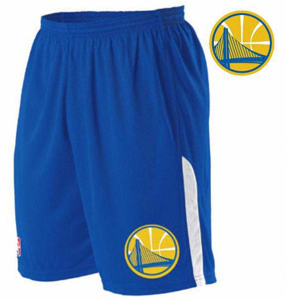 Alleson Athletic A205LA Adult NBA Logo Game Short - Golden State Warriors - HIT a Double - 1