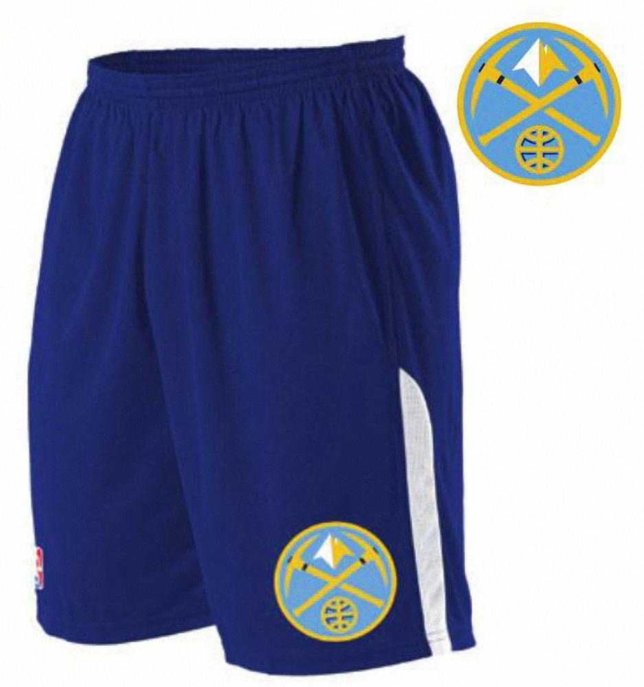 Alleson Athletic A205LY Youth NBA Logo Game Short - Denver Nuggets - HIT a Double - 1
