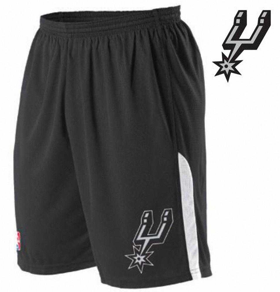 Alleson Athletic A205LY Youth NBA Logo Game Short - San Antonio Spurs - HIT a Double - 1