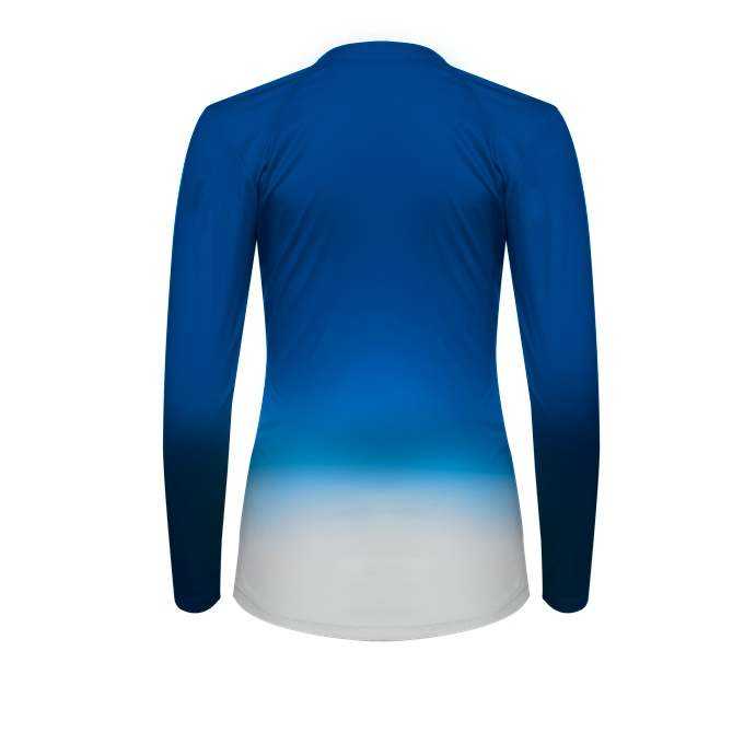 Alleson Athletic AOMBRW Women's Ombre Volleyball Jersey - Royal Ombre - HIT a Double - 1