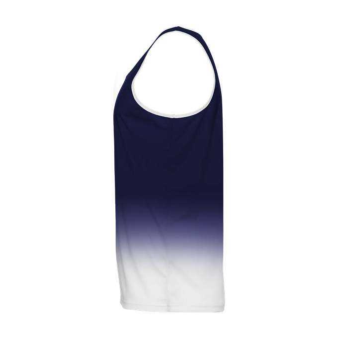 Alleson Athletic ARTOMA Men&#39;s Ombre Track Singlet - Navy Ombre - HIT a Double - 3