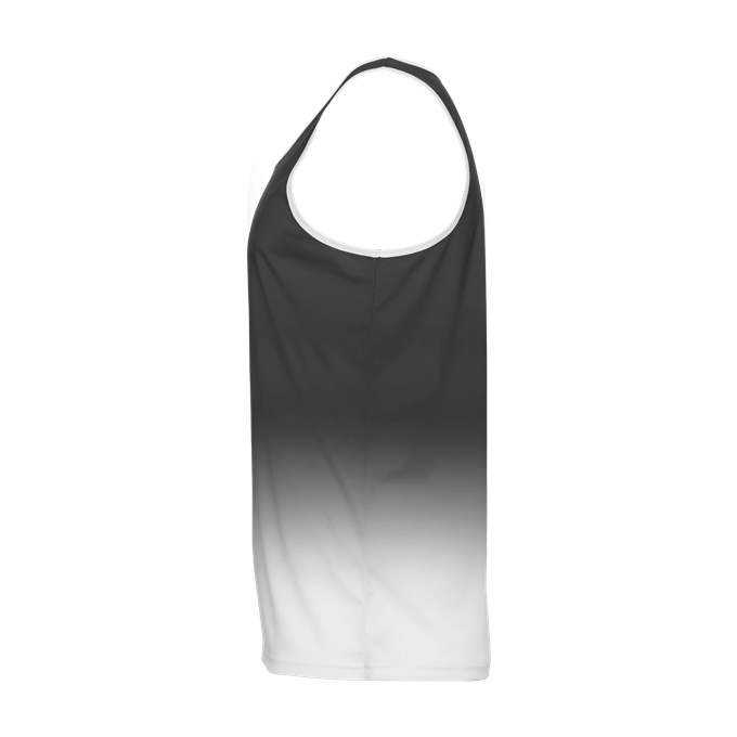 Alleson Athletic ARTOMW Women&#39;s Ombre Track Singlet - Black Ombre - HIT a Double - 3