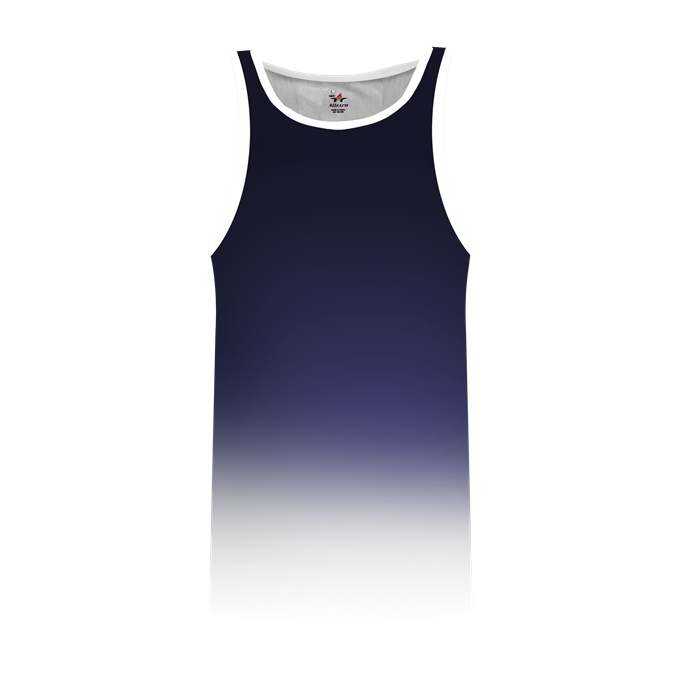 Alleson Athletic ARTOMY Youth Ombre Track Singlet - Navy Ombre - HIT a Double - 1