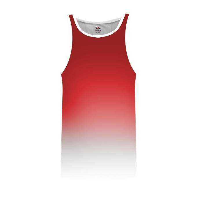 Alleson Athletic ARTOMY Youth Ombre Track Singlet - Red Ombre - HIT a Double - 1