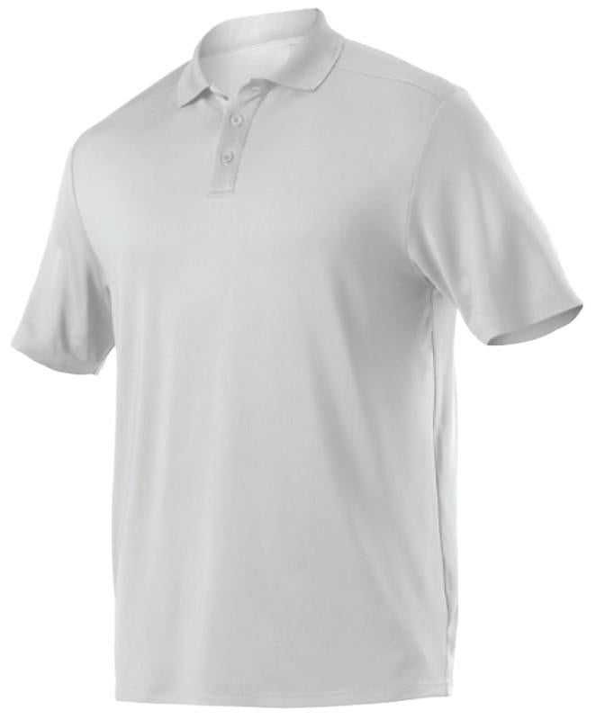 Alleson Athletic GPL5Y Youth Gameday Polo - White - HIT a Double - 1