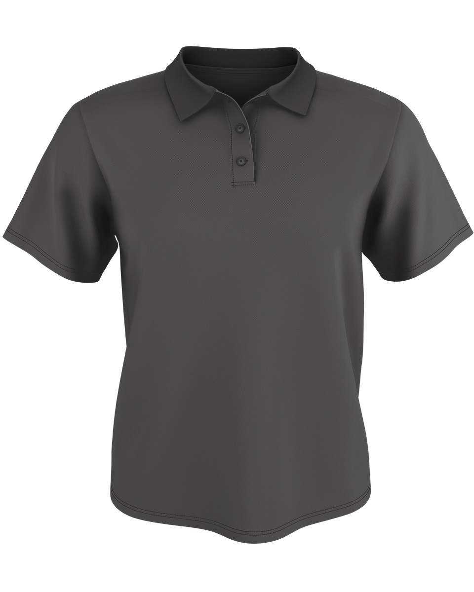 Alleson Athletic GPL5 Adult Gameday Polo - Charcoal Solid - HIT a Double - 1
