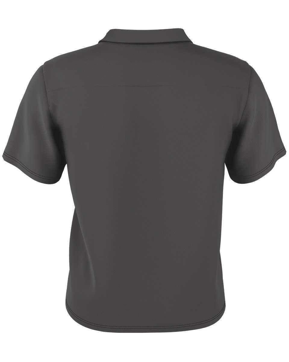 Alleson Athletic GPL5 Adult Gameday Polo - Charcoal Solid - HIT a Double - 3